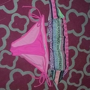 Pink, and alote of colors bikini.